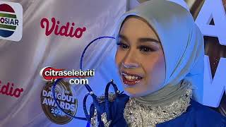 Mila DA 7 Bersyukur Raih Penghargaan Indonesia Dangdut Award 2026 Bersama Valen DA