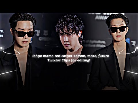 jhope mama red carpet + arson, more, future performances twixtor clips for edits