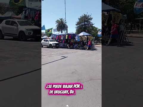 CRUCÉ LA FRONTERA de URUGUAY (Rivera) con CERO 💸 #shorts #youtubeshorts #viral #ElViajeroEnCero