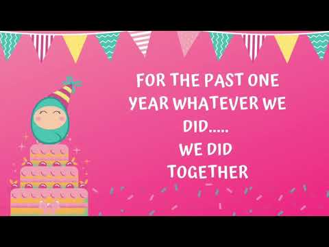 Wahda has turned one | Its our Birthday!