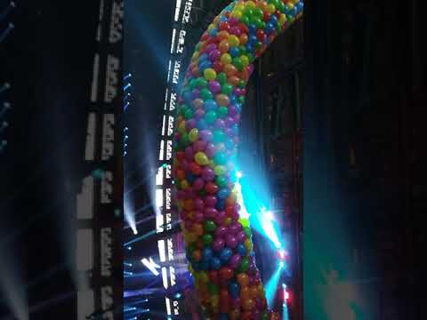 Монтаж сеток к сбросу шаров