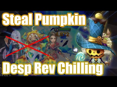 Steal King is followed by Steal Pumpkin, Take away buff with Desp&Rev Chilling🎃🎃🎃【Summoners War RTA】