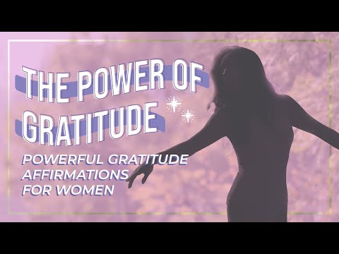 Powerful Gratitude Affirmations For Women | 15 Min Morning & Night Time Guided Meditation | 432Hz