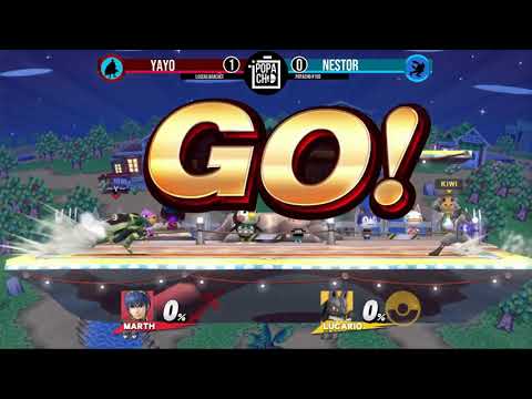 Popacho 100 Smash 4 - Yayo (Marth) Vs. Kiwi (Falco) Losers Quarters