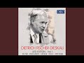 Italienisches Liederbuch: No. 15, Was für ein Lied (Live)