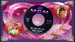 Johnny Tillotson - One&#39;s Yours ,One&#39;s Mine 1965    ( Eigen ontwerp color  - Personal Color  Design )