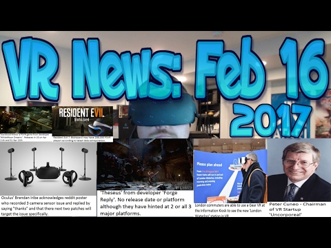 VR News: Feb 16 2017 - More VR Games - Oculus Tracking Woes Continue & More!