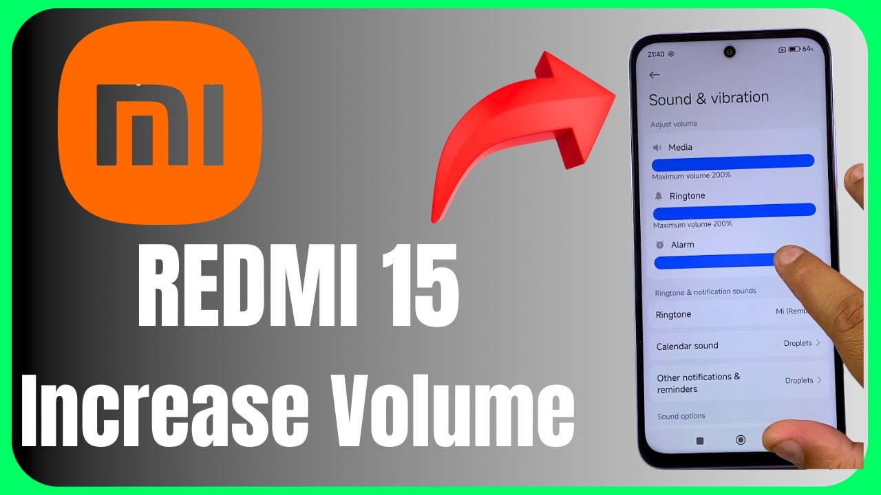 🔊 Redmi 15 Increase Volume 😱📱 | Sound Boost Settings Tutorial