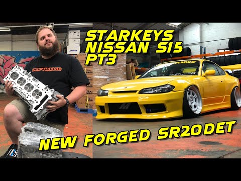 Starkeys Nissan S15 SR20DET rebuild Part 3 - New engine time!!!