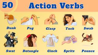 50+ Action Verbs in English | English Vocabulary with Examples