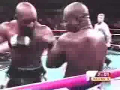 James Toney vs Evander Holyfield  last round