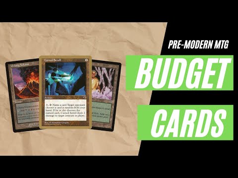 PREMODERN: BUDGET CARDS & alternatives MTG