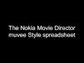 Nokia Movie Director Muvee Styles Spreadsheet
