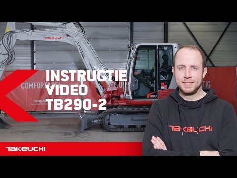 Instructievideo Takeuchi TB290-2 Monoboom Graafmachine