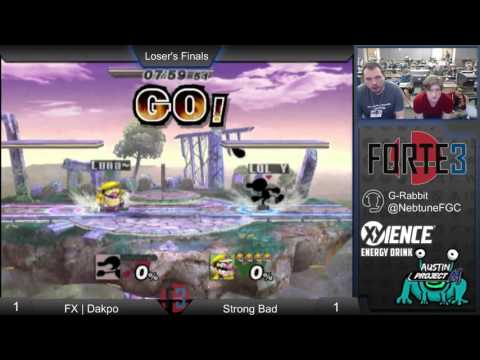 Forte 3-FX | Dakpo (G&W) vs Strong Bad (Wario) LFs