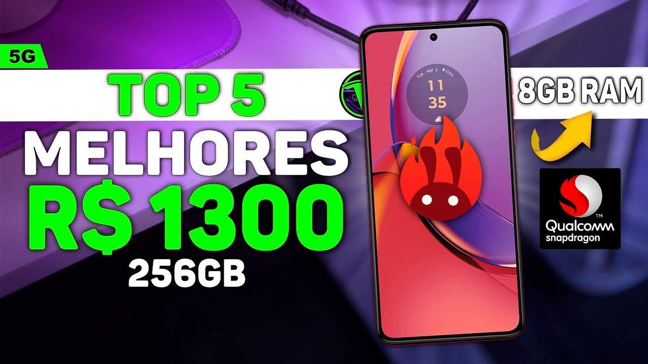 5 CELL PHONES that run GAMES up to 1300 Reais (2025) GOOD and CHEAP