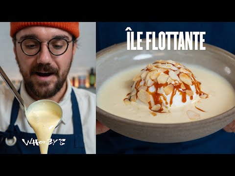 Ile flottante 100% maison super simple (crème anglaise, caramel & oeufs en neige) ! 🍨