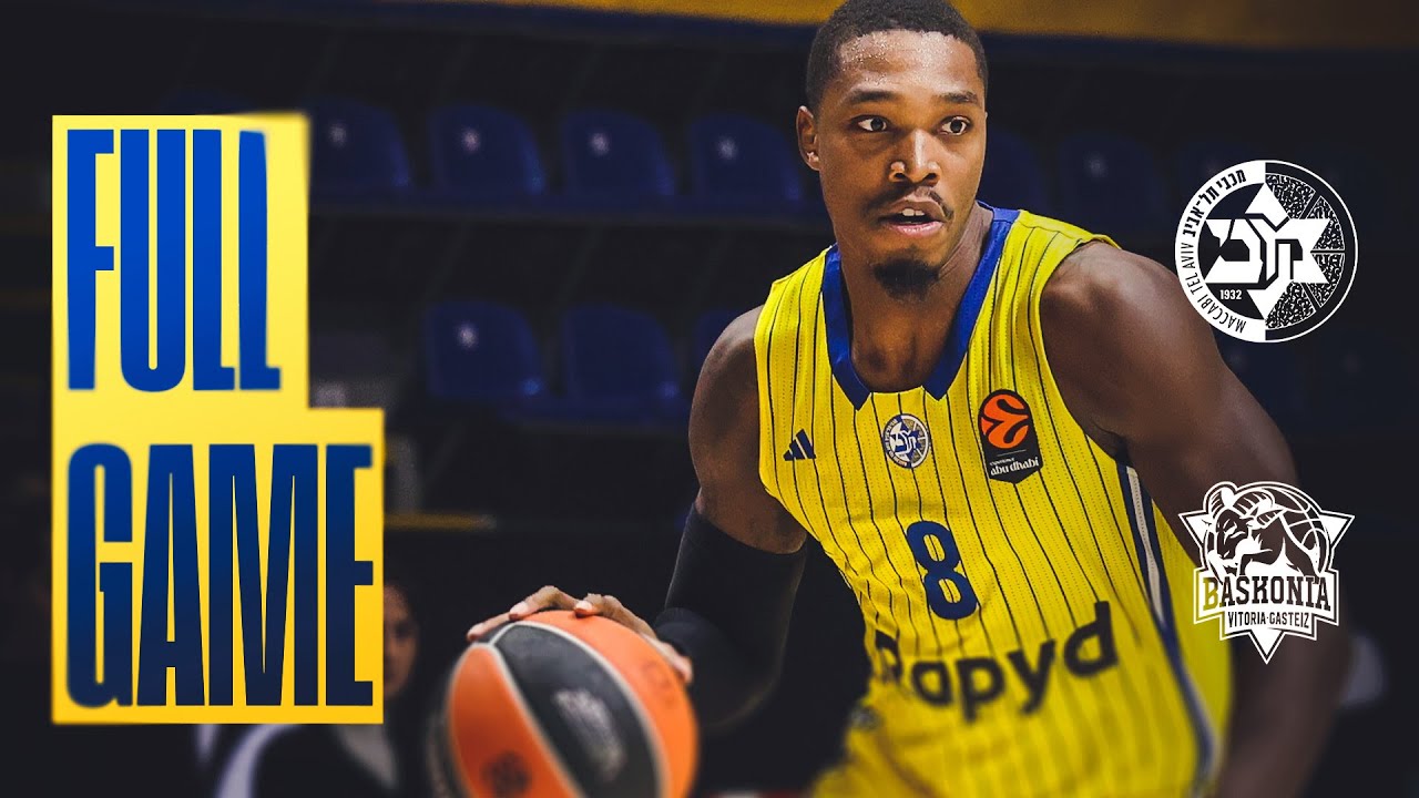 המשחק המלא: מכבי Rapyd ת"א - בסקוניה 83:89