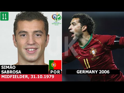 Simao Sabrosa - Portugal Squad Germany 2006 RS17