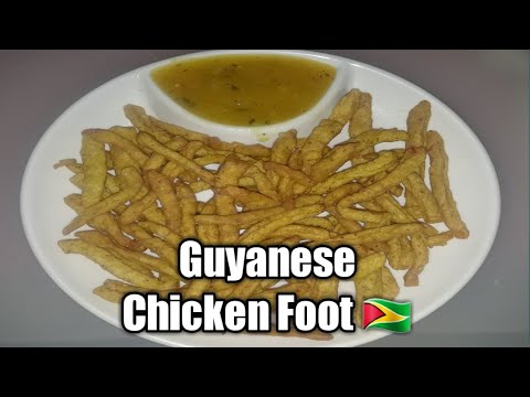 How To Make Guyanese Chicken Foot/Sal Sev Step By Step/Cooking With Afton🇬🇾