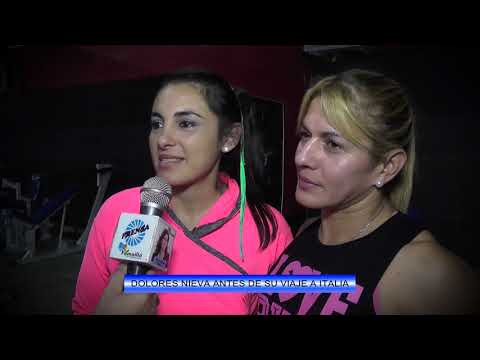 DOLORES NIEVA ANTE DE VIAJAR A ITALIA