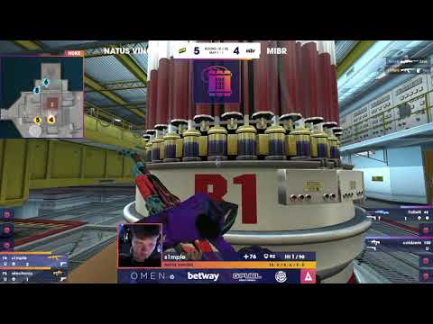 Na'Vi 3(2)v5 vs MiBR on Nuke