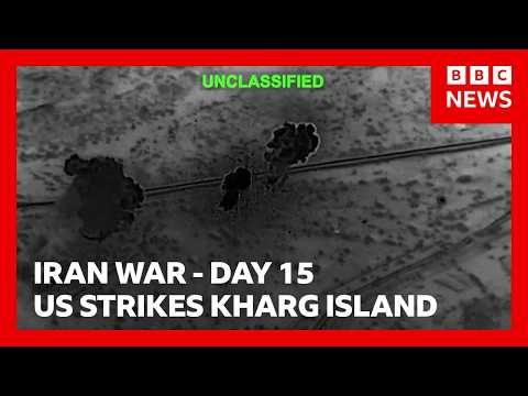 US hits Kharg Island amid reports thousands of US marines are being sent to the Gulf | BBC News
