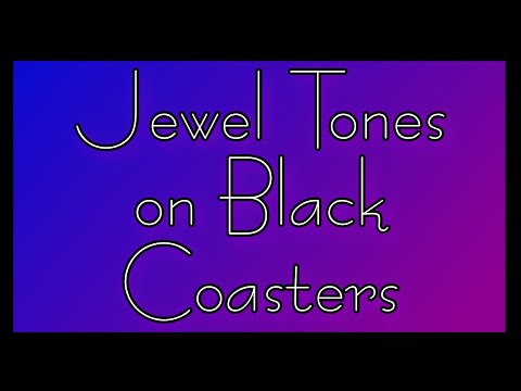 #49 - Jewel Tones on Black - Rain & Pours