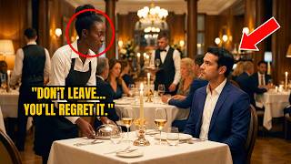 Millionaire Had A Terrible Blind Date — Until The BLACK Waitress Said “If I Were You, I’d Stay…”