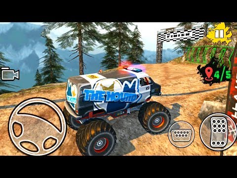 Monster Truck Driving In The Dirt - Offroad Mountain Car Drive - Android Gameplay FHD
