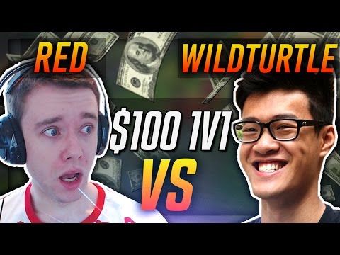 REDMERCY VS TSM WILDTURTLE | $100 1v1 SHOWDOWN!! - League of Legends