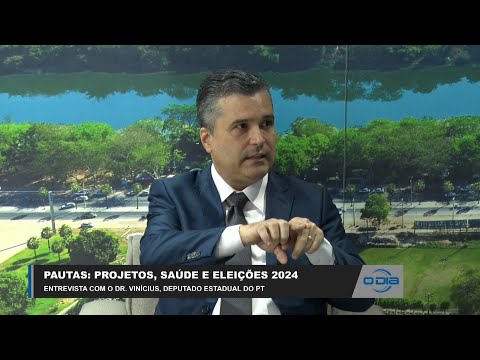 O Deputado Dr. Vinícius (PT) fala de projetos, saúde e Eleições 29 03 2023
