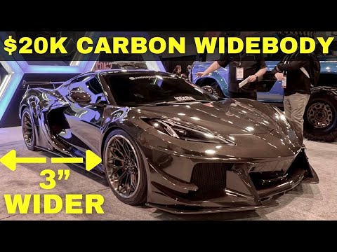 $20,000 CARBON FIBER WIDEBODY Corvette C8 or CORVETTE C8 Z06? Anderson Composites Custom Body Kit!