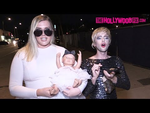 Ryland Adams & Morgan Channel Kris Jenner & Khloe Kardashian While Arriving To Their Makeup Launch Video