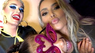 Kim Kardashian & North West Spend Taylor Swift 'Repuration' Release Day Attending Katy Perry Conc…