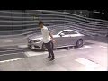 Lewis Hamilton visit in the Mercedes wind tunnel.