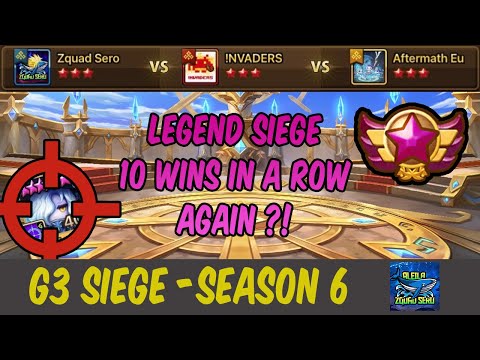 G3 SIEGE (EU SEASON 6) : Zquad Sero vs !NVADERS vs Aftermath EU