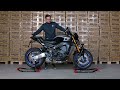 SEFIS D18 univerzální přední moto stojan - červený