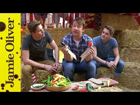 ジャックスギャップのチリチャレンジとジェイミー・オリバー (JacksGap chilli challenge with Jamie Oliver)