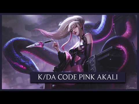 K/DA Code Pink Akali League of Legends Custom Skin