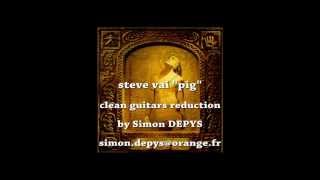 steve vai &quot;pig&quot; clean guitars reduction