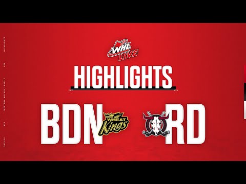 Brandon Wheat Kings at Red Deer Rebels 1/27 | WHL Highlights 2023-24
