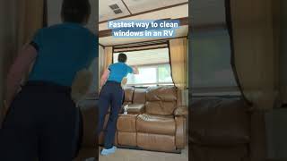 What is the Fastest Way to Clean Windows in an RV?