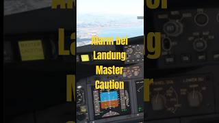 Master-Caution bei Anflug auf Nizza. Was ist los? Stürzen wir ab?