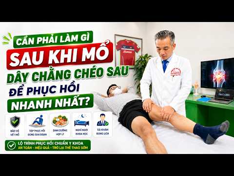 ĐỪNG NẰM NGHỈ SAU MỔ DÂY CHẰNG CHÉO SAU: 90% PHỤC HỒI CHẬM VÌ SAI ĐIỀU NÀY!
