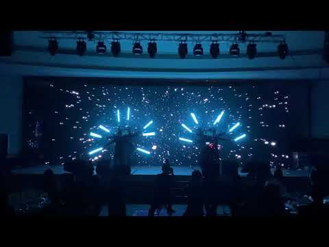 Team LED | LED Light Saber Dance | Starwar theme performed by Company Staff