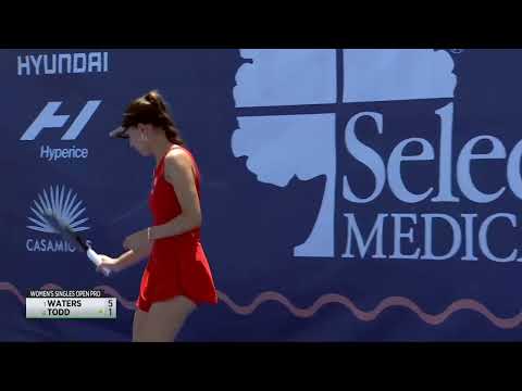 Select Medical Orange County Cup- Womens Singles Gold Medal Match- Parris Todd vs. Anna Leigh Waters