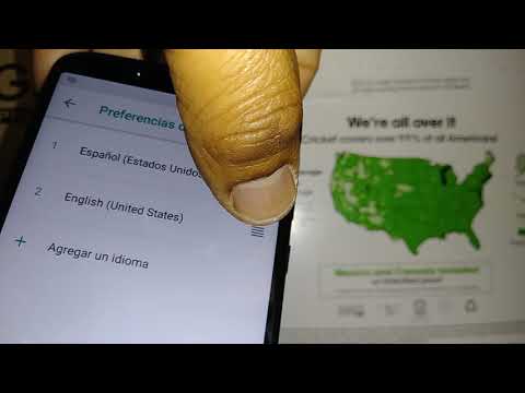 How to change Sistem Language on Motorola g6 Forge XT1922-9 Cricket Wireless