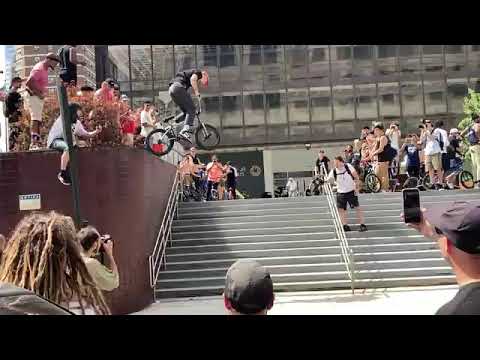 NYC : BMX bike contest 2022 called Don on the streets. Part 2. #nyc #bikes #dononthestreets #bikers