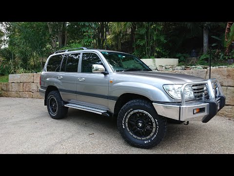 Toyota Landcruiser UZJ100R Series 4.7L 2UZ-FE V8 Cat Back Rhino Exhaust customer install video